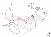 BMW Motorrad BMW 2004 R-Models K2x HP2 Enduro (0369,0389) Headlight