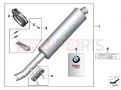 BMW Motorrad BMW 2004 R-Models K2x HP2 Enduro (0369,0389) Sport muffler