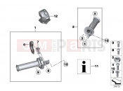 BMW Motorrad BMW 2004 R-Models K2x HP2 Enduro (0369,0389) Handlebar grip, heated