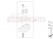 BMW Motorrad BMW 2004 R-Models K2x HP2 Enduro (0369,0389) Set of foot support pads