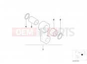 BMW Motorrad BMW 2004 F-Models F 650 GS 04 (0175,0185) Rear swing arm radius rod