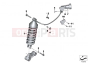 BMW Motorrad BMW 2004 F-Models F 650 GS 04 (0175,0185) Spring strut, rear