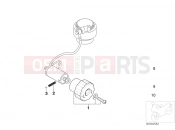 BMW Motorrad BMW 2004 F-Models F 650 GS 04 (0175,0185) Single components for rear spring strut