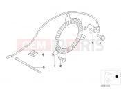 BMW Motorrad BMW 2004 F-Models F 650 GS 04 (0175,0185) Rear-wheel brake sensor
