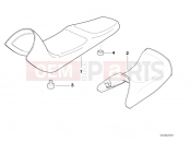 BMW Motorrad BMW 2004 F-Models F 650 GS 04 (0175,0185) Bench seat