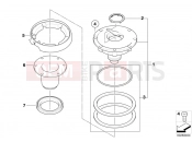 BMW Motorrad BMW 2004 F-Models F 650 GS Dakar 04 (0176,0186) Filler cap