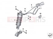 BMW Motorrad BMW 2004 F-Models F 650 GS Dakar 04 (0176,0186) Spring strut, rear