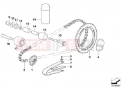 BMW Motorrad BMW 2004 F-Models F 650 GS Dakar 04 (0176,0186) Chain drive