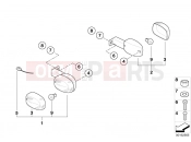 BMW Motorrad BMW 2004 F-Models F 650 GS Dakar 04 (0176,0186) Turn indicator