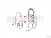 BMW Motorrad BMW 2004 R-Models 4V R 850 R 02 (0428) Front cover/Alternator support cover