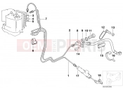 BMW Motorrad BMW 2004 R-Models 4V R 850 R 02 (0428) Brake line, Integral ABS, rear