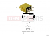 BMW Motorrad BMW 2004 R-Models 4V R 850 R 02 (0428) Minirelay, make contact, yellow