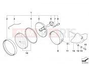 BMW Motorrad BMW 2004 R-Models 4V R 850 R 02 (0428) Headlight/finisher