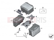 BMW Motorrad BMW 2015 R-Models K5x R 1200 GS (0A01, 0A11) Luggage system R 1200 GS