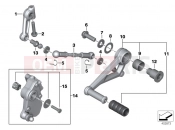 BMW Motorrad BMW 2015 R-Models K5x R 1200 GS (0A01, 0A11) Outside shift-control components