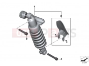 BMW Motorrad BMW 2015 R-Models K5x R 1200 GS (0A01, 0A11) Spring strut, rear