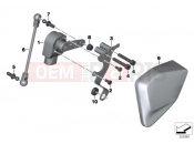 BMW Motorrad BMW 2015 R-Models K5x R 1200 GS (0A01, 0A11) Level sensor, rear