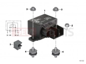 BMW Motorrad BMW 2015 R-Models K5x R 1200 GS (0A01, 0A11) Starter relay
