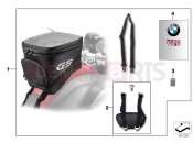 BMW Motorrad BMW 2015 R-Models K5x R 1200 GS (0A01, 0A11) Tank backpack, large