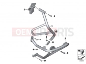 BMW Motorrad BMW 2015 R-Models K5x R 1200 GS Adve. (0A02, 0A12) Safety bar
