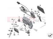 BMW Motorrad BMW 2015 R-Models K5x R 1200 GS Adve. (0A02, 0A12) Preparation for navigation system