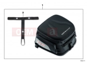 BMW Motorrad BMW 2015 R-Models K5x R 1200 GS Adve. (0A02, 0A12) Pocket for rear seat