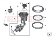 BMW Motorrad BMW 2015 R-Models K5x R 1200 RT (0A03, 0A13) Delivery, control units, fuel pump