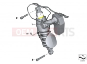 BMW Motorrad BMW 2015 R-Models K5x R 1200 RT (0A03, 0A13) Spring strut, ESA, rear
