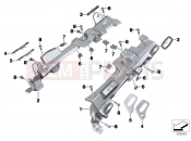 BMW Motorrad BMW 2015 R-Models K5x R 1200 RT (0A03, 0A13) Case holder/Mounting parts