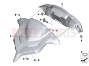 BMW Motorrad BMW 2015 R-Models K5x R 1200 RT (0A03, 0A13) Instrument cover for navigation system