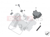 BMW Motorrad BMW 2015 R-Models K5x R 1200 RT (0A03, 0A13) Bench seat lock, official vehicle, elec.