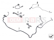 BMW Motorrad BMW 2015 R-Models K5x R 1200 RT (0A03, 0A13) Assorted wiring harnesses, special vcl.