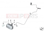 BMW Motorrad BMW 2015 R-Models K5x R 1200 RT (0A03, 0A13) Rear fog light