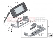 BMW Motorrad BMW 2015 R-Models K5x R 1200 RT (0A03, 0A13) Control panel for radio/ microphone