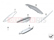 BMW Motorrad BMW 2015 R-Models K5x R 1200 RT (0A03, 0A13) Parts, chrome