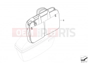BMW Motorrad BMW 2015 R-Models K5x R 1200 RT (0A03, 0A13) Inside pocket, official vehicle case