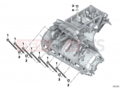 BMW Motorrad BMW 2015 K models 6-cylinder K 1600 GT (0601,0611) Screw con.f.engine housing lower section