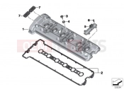 BMW Motorrad BMW 2015 K models 6-cylinder K 1600 GT (0601,0611) Cylinder head / Cover / Gaskets