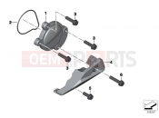 BMW Motorrad BMW 2015 K models 6-cylinder K 1600 GT (0601,0611) Engine housing cover, left
