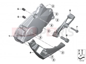 BMW Motorrad BMW 2015 K models 6-cylinder K 1600 GT (0601,0611) Timing cover, right