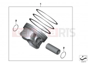 BMW Motorrad BMW 2015 K models 6-cylinder K 1600 GT (0601,0611) Piston, single components