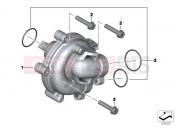 BMW Motorrad BMW 2015 K models 6-cylinder K 1600 GT (0601,0611) Water pump