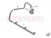 BMW Motorrad BMW 2015 K models 6-cylinder K 1600 GT (0601,0611) Secondary air system