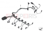 BMW Motorrad BMW 2015 K models 6-cylinder K 1600 GT (0601,0611) Engine wiring harness