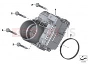 BMW Motorrad BMW 2015 K models 6-cylinder K 1600 GT (0601,0611) Throttle Housing Assy