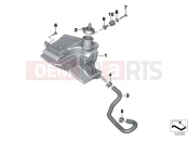 BMW Motorrad BMW 2015 K models 6-cylinder K 1600 GT (0601,0611) Expansion tank