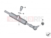 BMW Motorrad BMW 2015 K models 6-cylinder K 1600 GT (0601,0611) Steering damper
