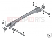 BMW Motorrad BMW 2015 K models 6-cylinder K 1600 GT (0601,0611) Tension struts with mounting