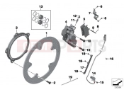 BMW Motorrad BMW 2015 K models 6-cylinder K 1600 GT (0601,0611) Front wheel brake
