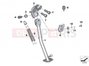 BMW Motorrad BMW 2015 K models 6-cylinder K 1600 GT (0601,0611) Side stand